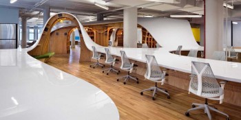 Giant Curvy Desk