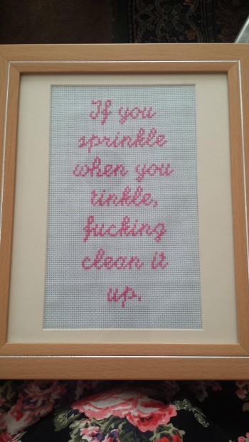 If you sprinkle when you tinkle