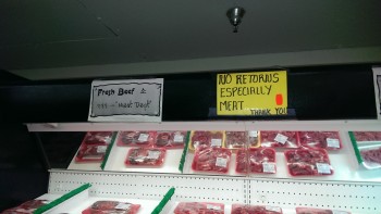 People return meat?