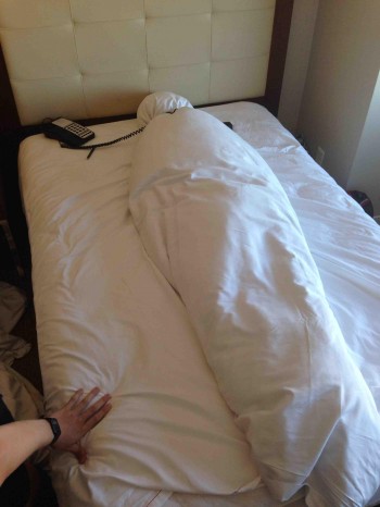 How I like to leave my hotel room