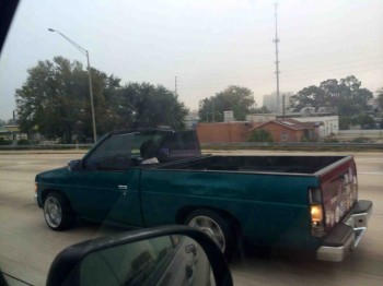 Convertible 90's Nissan Pickup