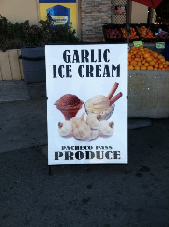Garlic Ice Cream