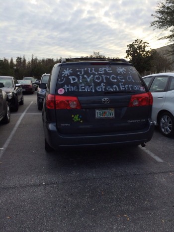 Just divorced!