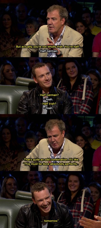 Jeremy Clarkson on German & Irish stereotypes