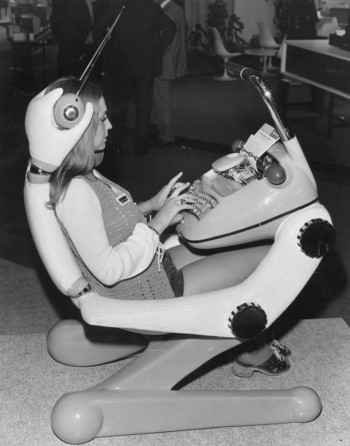 Typist of the Future - circa 1970