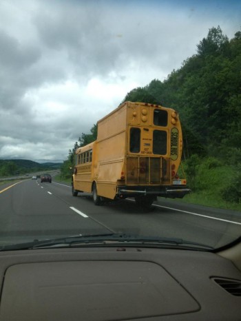 Your school bus seems to be broken