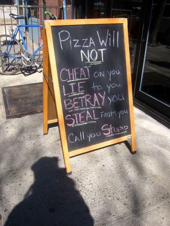 Pizza: The best relationship partner