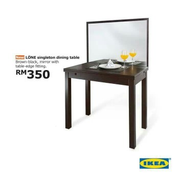 IKEA's Forever Alone Dinner Table