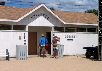 It's about time they got their own bathroom
