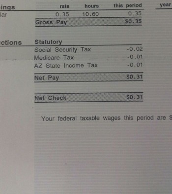Unemployment Check