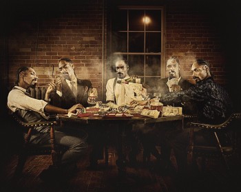 Doggs playing poker