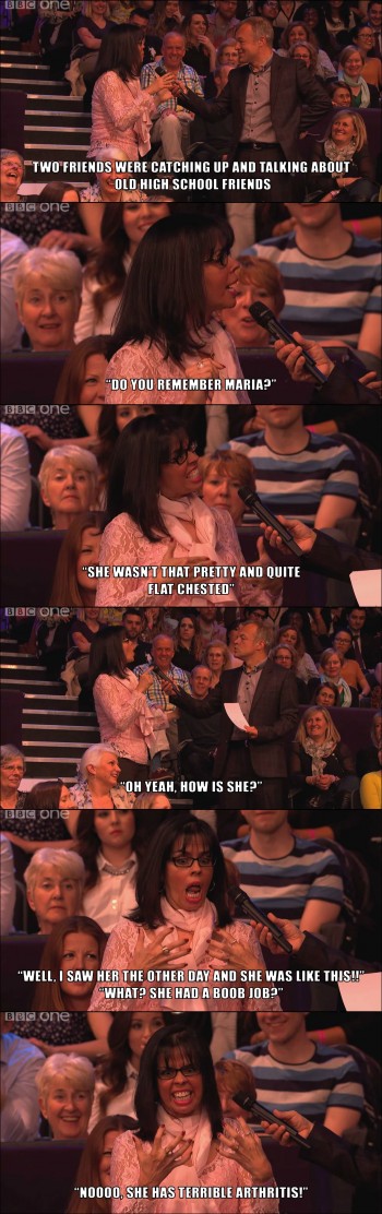 She was like this