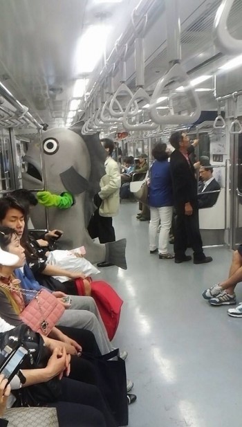 Train ride in Korea