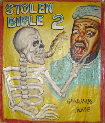 Movie poster in Ghana