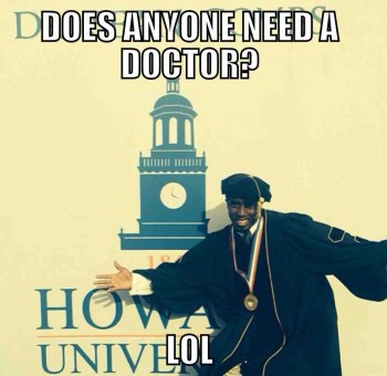 P-Puff-Diddy-Daddy-Combs just received his doctor Honorary degree