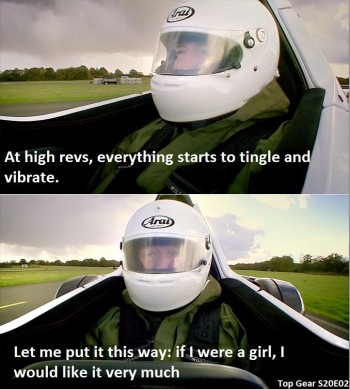 The pleasantries of high revs