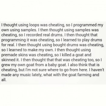 Using loops is cheating