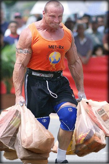Carrying in groceries as a kid