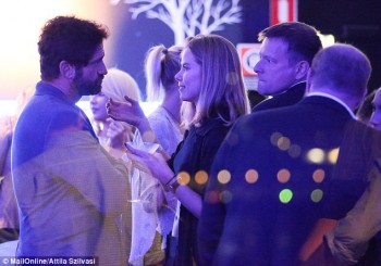 Gerard Butler flirting with someones girlfriend