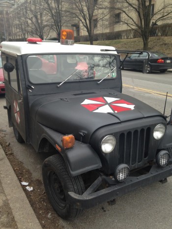 Saw this Jeep outside of the hospital