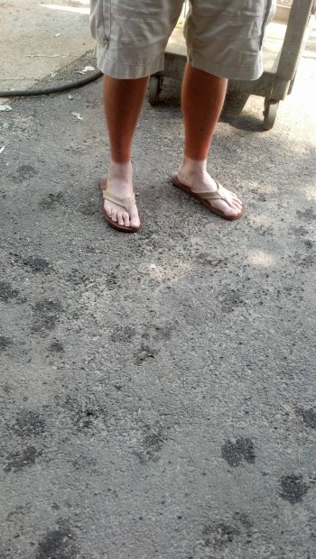What happens when you wear socks and shoes outside everyday for 20 years