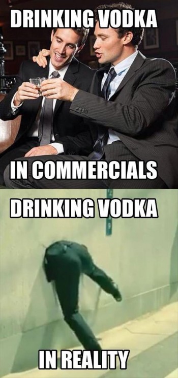 Drinking Vodka