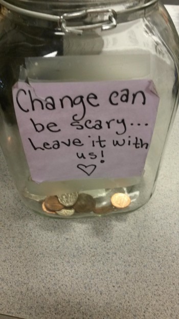 Tip jar