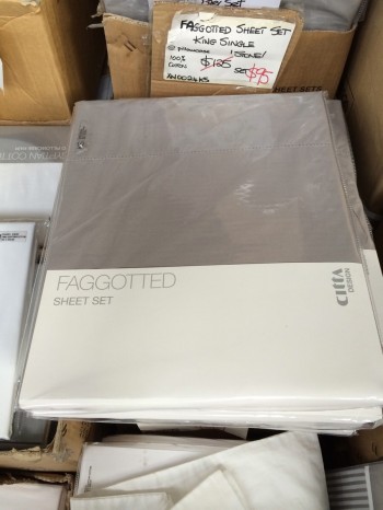 Faggotted Sheet Set