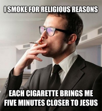 Smoking for religious reasons