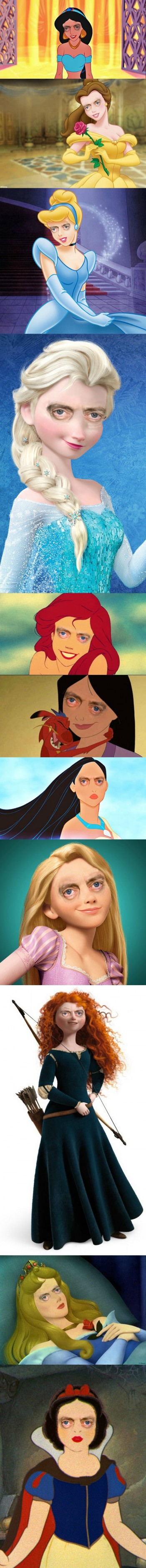 Disney Characters with Buscemi's eyes