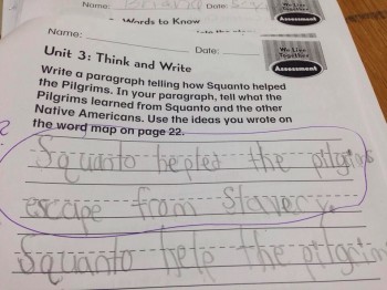 Second Grader Revises History