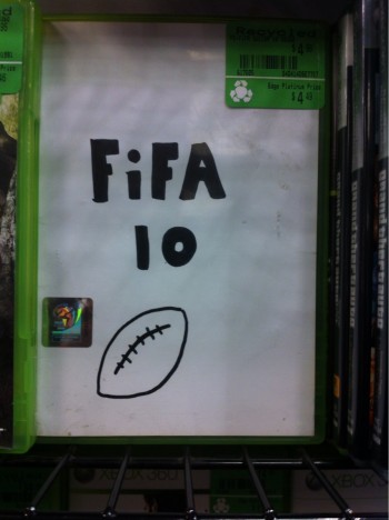Seen at EB Games: close enough, right?