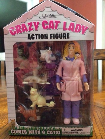 Crazy Cat Lady Action Figure