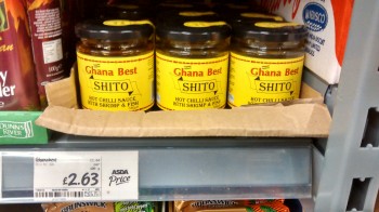 This supermarket sells The Best Shito