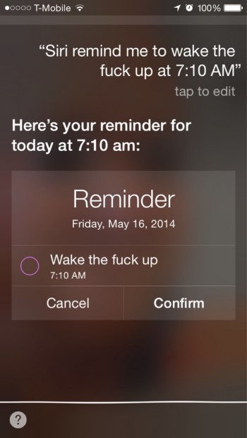 Siri understands