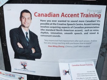 Canadian accent training