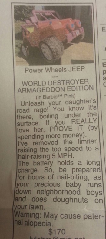 Protect your daughters!