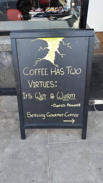 I like my coffee like I like my women