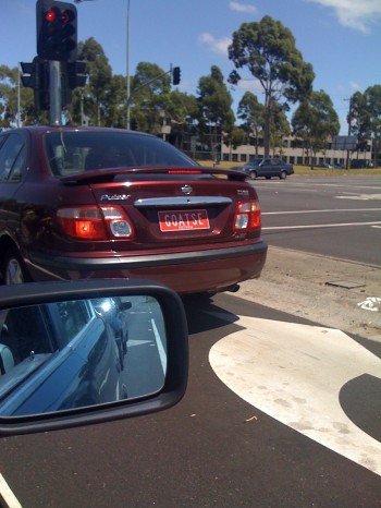 Nice license plate