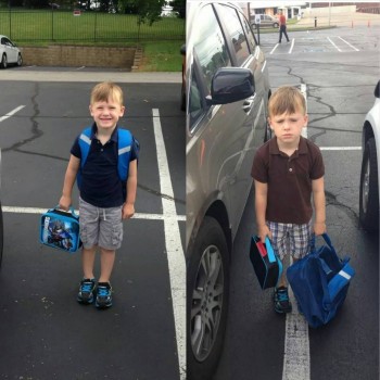 First Day of School vs Second Day of School