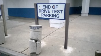 End of drive test