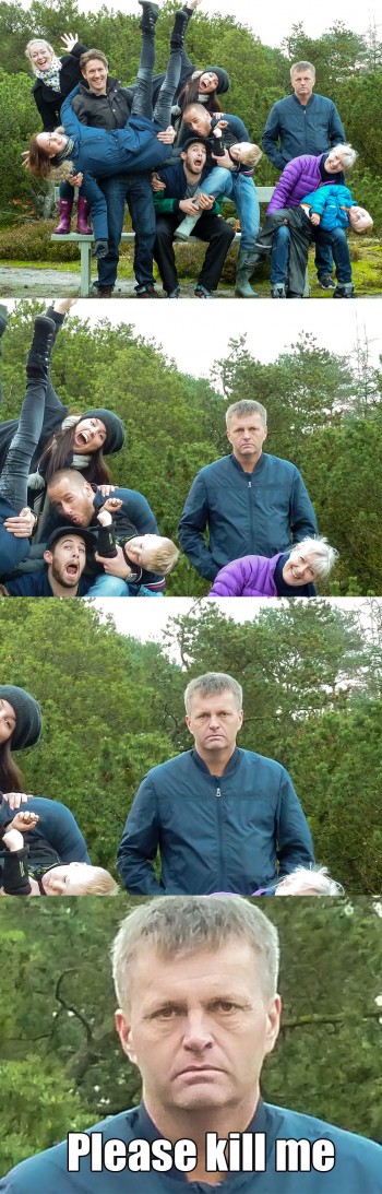Silly Family Photo
