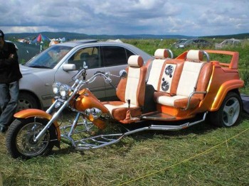 Three Seater Motorcycle