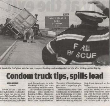 Condom Spill