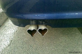 Heart Shaped Tailpipe