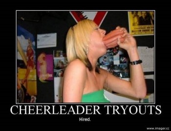 Cheerleader Tryouts