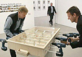 Drill Bit Foosball