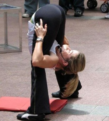 Extremely Flexible Woman