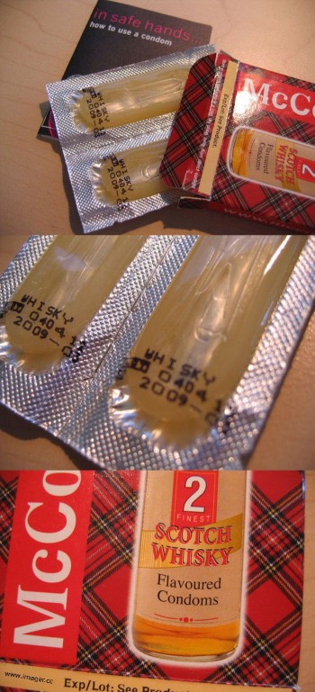 Whiskey Flavored Condoms