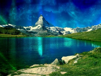 Green and Blue Lake